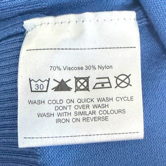 ModCloth Bright & Beautiful Sydney Dachshund Embroidered Knitted Top Blue M NWT - Picture 9 of 9